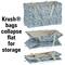 Household Essentials Krush® Blue Floral Canvas Tote